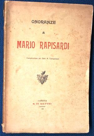Onoranze a Mario Rapisardi