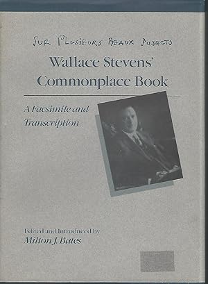 Bild des Verkufers fr Sur Plusieurs Beaux Sujects: Wallace Stevens' Commonplace Book zum Verkauf von Dorley House Books, Inc.