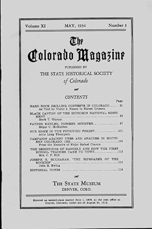 The Colorado Magazine, Vol. XI, No. 3, May 1934