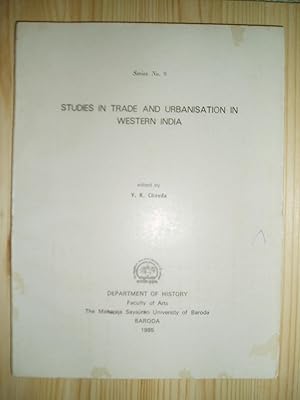 Immagine del venditore per Studies in Trade and Urbanisation in Western India venduto da Expatriate Bookshop of Denmark