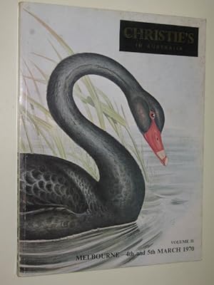 Christie's In Australia : Catalogue Of Australian Printed Books And Manuscripts