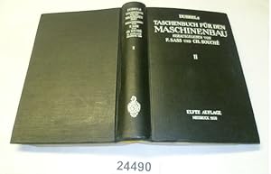 Bild des Verkufers fr Dubbels Taschenbuch fr den Maschinenbau, II. Band zum Verkauf von Versandhandel fr Sammler