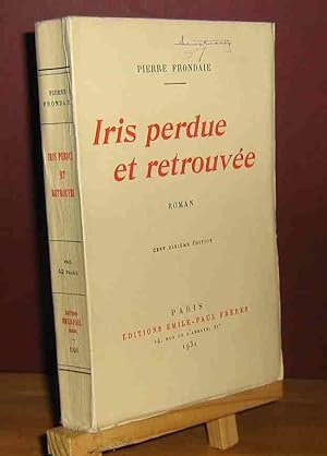 Seller image for IRIS PERDUE ET -UVEE for sale by Livres 113