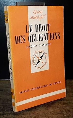 Seller image for LE DROIT DES OBLIGATIONS for sale by Livres 113