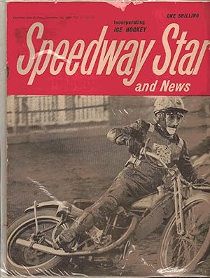 Bild des Verkufers fr Speedway Star and News. November 20, 1964. Incorporating Ice Hockey magazine. Volume 13. Number 36. Front Cover: Jimmy Gooch, Oxford. Back Cover: Pete Jarman, Wolverhampton zum Verkauf von SAVERY BOOKS