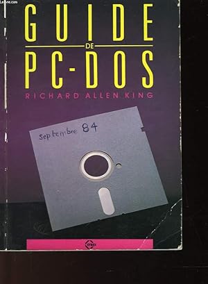 Bild des Verkufers fr GUIDE DE PC-DOS zum Verkauf von Le-Livre