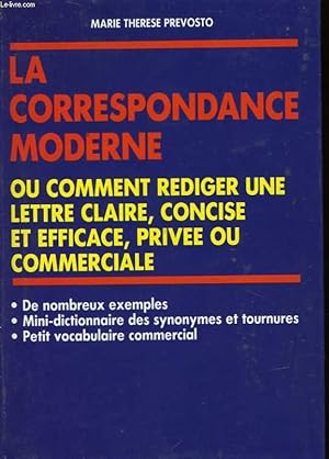 Image du vendeur pour CORRESPONDANCES PRIVEE ET COMMERCIALE mis en vente par Le-Livre