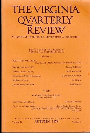 The Virginia Quarterly Review Vol. 54, No. 4; Autumn, 1978