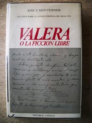 Imagen del vendedor de Valera O La Ficcion Libre a la venta por P Peterson Bookseller