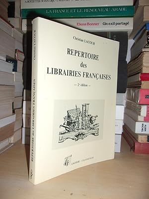 REPERTOIRE DES LIBRAIRIES FRANCAISES