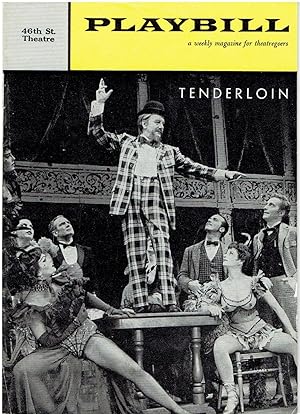 Playbill for "Tenderloin" (Music by Jerry Bock, Lyrics by Joe Layton) - starring Maurice Evans