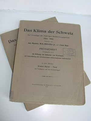 Das Klima der Schweiz, 2 Bänder