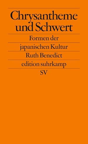 Bild des Verkufers fr Chrysantheme und Schwert : Formen der japanischen Kultur zum Verkauf von AHA-BUCH GmbH