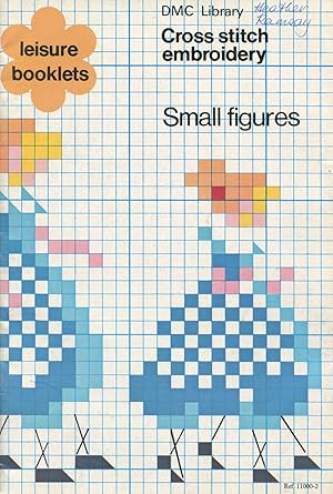 Imagen del vendedor de DMC Library : Cross Stitch Embroidery : Small Figures. a la venta por Lost and Found Books
