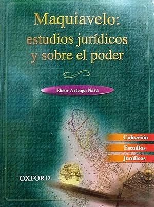 Seller image for Maquiavelo : estudios jurdicos y sobre el poder for sale by Librera Monte Sarmiento