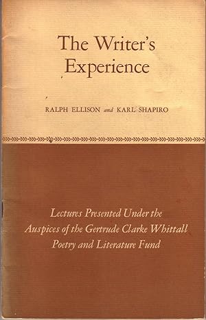 Seller image for THE WRITER'S EXPERIENCE. for sale by Monroe Stahr Books