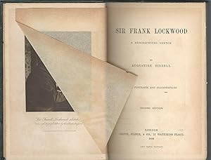 Bild des Verkufers fr Sir Frank Lockwood: a Biographical Sketch (Life of Sir Frank Lockwood) zum Verkauf von Dorley House Books, Inc.