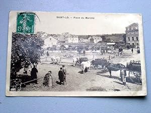 Image du vendeur pour Carte Postale Ancienne - SAINT-LO, Place du March. mis en vente par JOIE DE LIRE