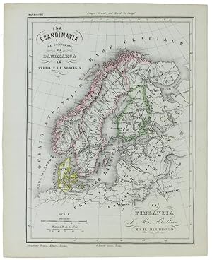 LA SCANDINAVIA che comprende la DANIMARCA LA SVEZIA E LA NORVEGIA.: