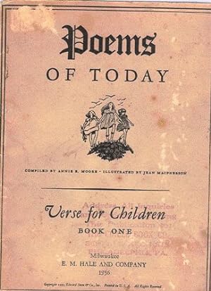 Poems of Today. Verse for Children. Book One