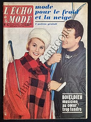 L'ECHO DE LA MODE-N°47-25 NOVEMBRE 1962