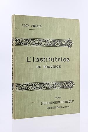 Seller image for L'institutrice de province for sale by Librairie Le Feu Follet