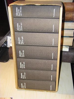 Akzente. Zeitschrift für Dichtung/Zeitschrift für Literatur. Band I bis VII. 1954 - 1973 (7 Bände...