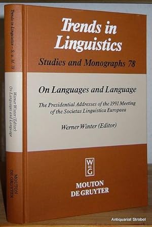 On languages and language. The presidential addresses of the 1991 meeting of the Societas Linguis...