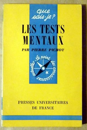 Seller image for Les Tests Mentaux. for sale by librairie sciardet