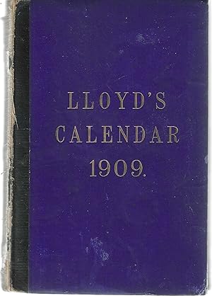 Lloyd's Calendar 1909.
