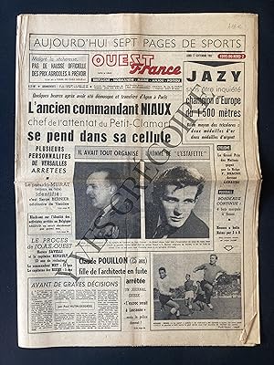 OUEST FRANCE-LUNDI 17 SEPTEMBRE 1962