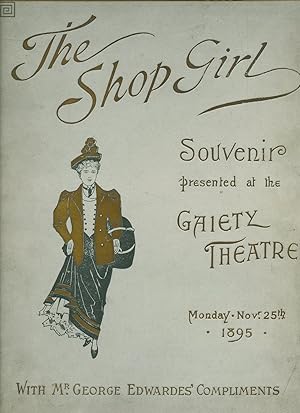 Seller image for The Shop Girl Souvenir Presented at the Gaiety Theatre, Strand, London on Monday November 25th 1895 with George Edwardes' Compliments [11 Solio-chrome Colour Photographs in Portfolio] for sale by Little Stour Books PBFA Member