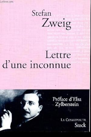 Seller image for LETTRE D'UNE INCONNUE. for sale by Le-Livre