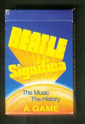 BEATLE SIGNIFICA - The Music, the History - A GAME (Card Game in a Box) the BEATLES Phenomenon.