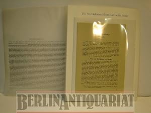 Bild des Verkufers fr Die Klosterkirche zu Berlin. In der Original-Verlagsmappe, mit dem Begleittext. zum Verkauf von BerlinAntiquariat, Karl-Heinz Than