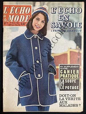 L'ECHO DE LA MODE-N°7-17 FEVRIER 1963