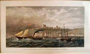 Seller image for FOLKESTONE AND MAIL STEAM PACKET IN 1850. ENGRAVED BY T.A. PRIOR AFTER A DRAWING BY G.H. ANDREWS. for sale by Marrins Bookshop