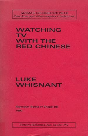 Imagen del vendedor de Watching TV with the Red Chinese a la venta por Good Books In The Woods