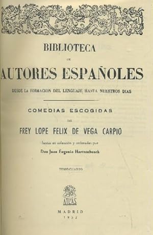 Bild des Verkufers fr FRAY LOPE FELIX DE VEGA CARPIO. TOMO IV. zum Verkauf von Librera Raimundo