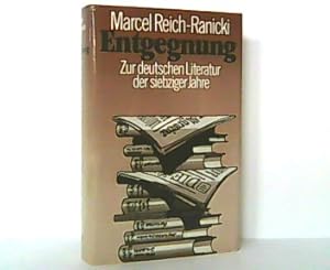 Bild des Verkufers fr Entgegnung. Zur deutschen Literatur der siebziger Jahre. Erweiterte Neuausgabe. zum Verkauf von Antiquariat Ehbrecht - Preis inkl. MwSt.