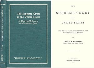 Bild des Verkufers fr The Supreme Court of the United States. Its History and Influence. zum Verkauf von The Lawbook Exchange, Ltd., ABAA  ILAB