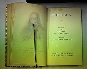 Poems. Annoted by Alfred, Lord Tennyson. Edited by Hallam, Lord ...