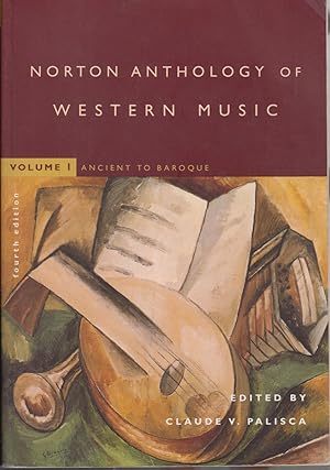 Imagen del vendedor de Norton Anthology Of Western Music Volume 1. Ancient To Baroque a la venta por Jonathan Grobe Books
