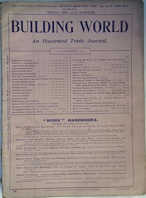 Bild des Verkufers fr Building World:An Illustrated Trade Journal zum Verkauf von Toby's Books