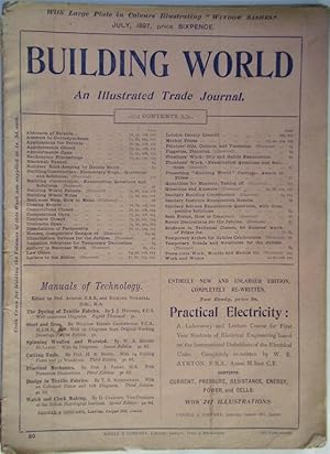 Bild des Verkufers fr Building World:An Illustrated Trade Journal zum Verkauf von Toby's Books