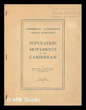 Imagen del vendedor de Population movements in the Caribbean a la venta por MW Books Ltd.