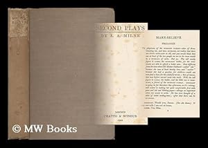 Bild des Verkufers fr Second plays / by A.A. Milne zum Verkauf von MW Books Ltd.