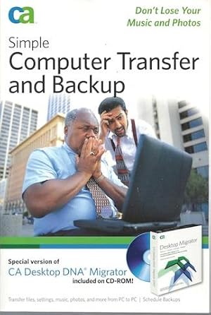 Simple Computer Transfer and Backup: Don't Lose your Music and Photos