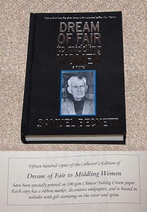 Bild des Verkufers fr DREAM OF FAIR TO MIDDLING WOMEN: A NOVEL - Scarce Fine Copy of The "Collector's Edition" zum Verkauf von ModernRare