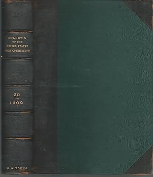 Imagen del vendedor de Bulletin of the United States Fish Commission Volume XXII for 1902 a la venta por Dorley House Books, Inc.